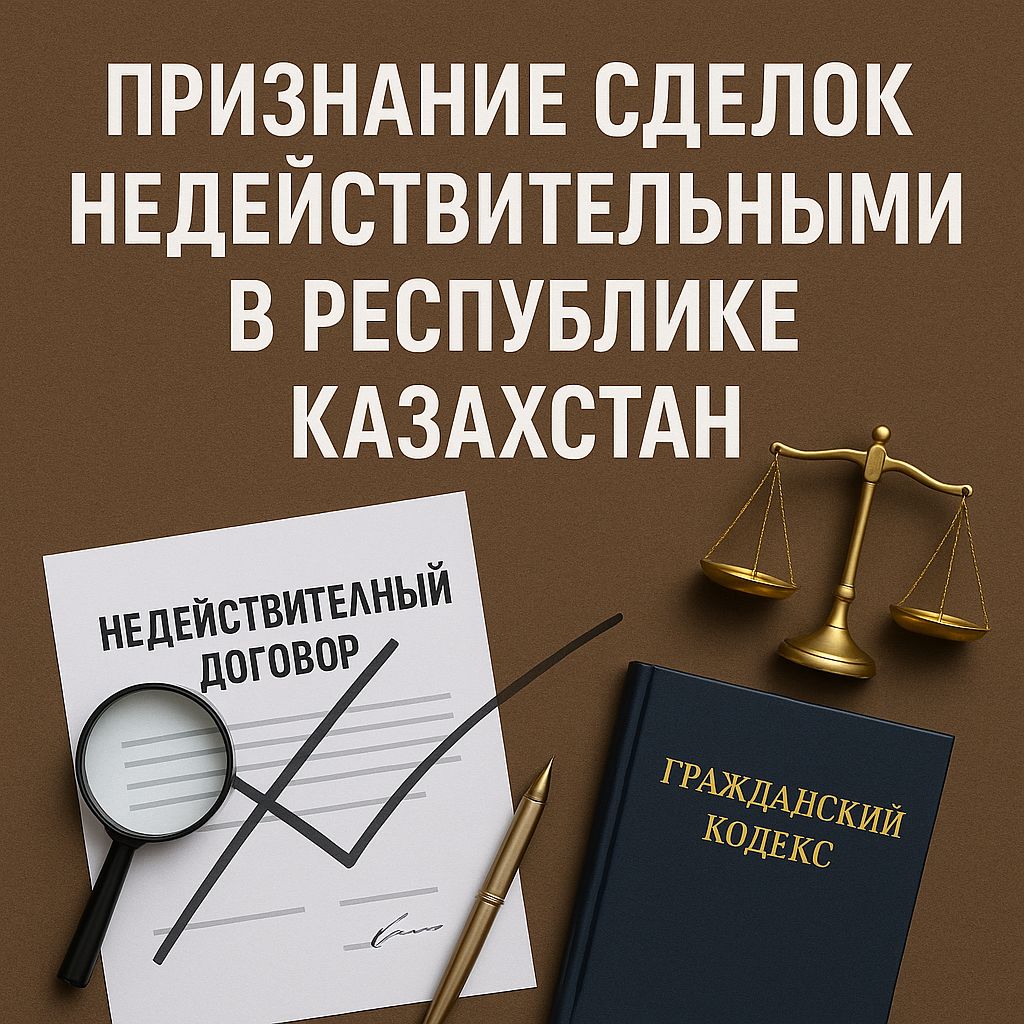 Признание сделок недействительными в Республике Казахстан