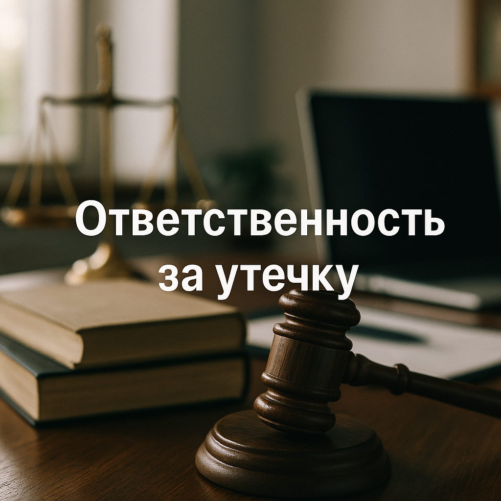Ответственность за утечку данных