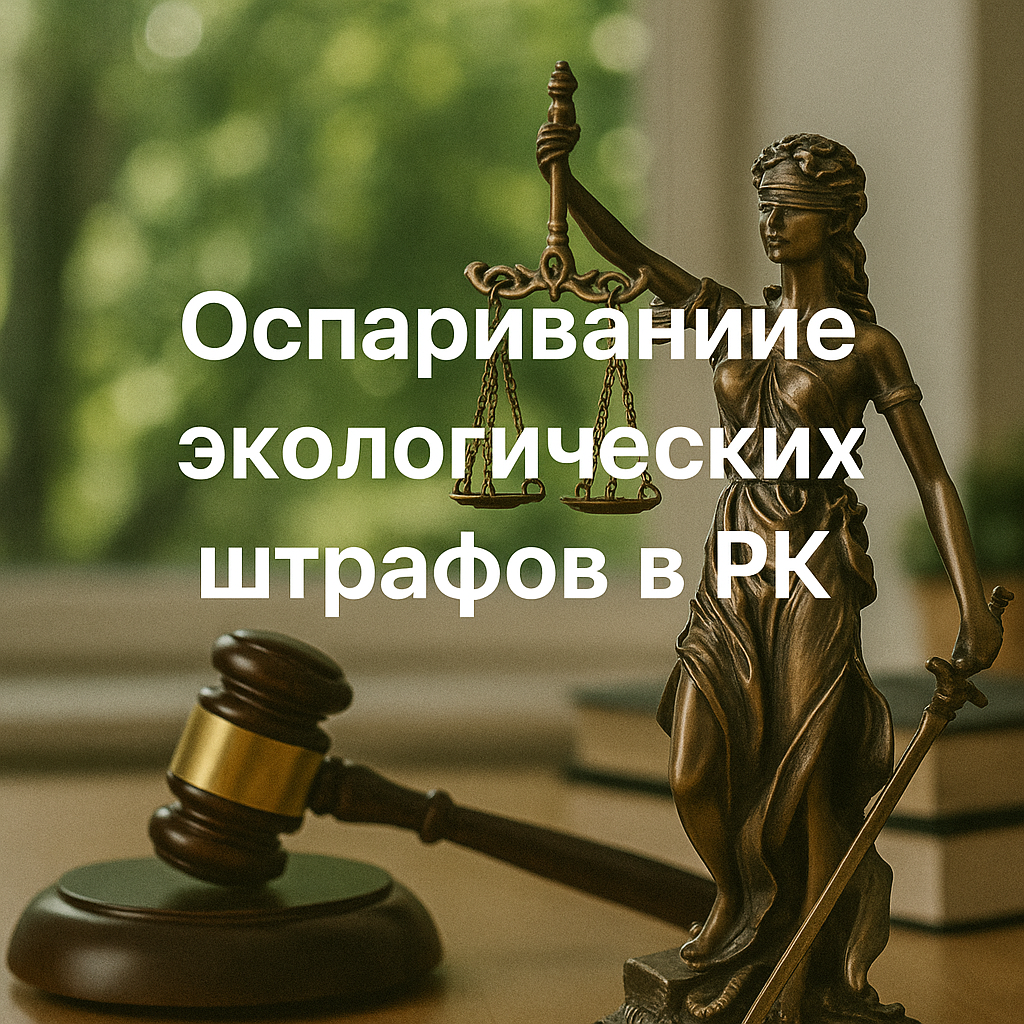 Оспаривание экологических штрафов в РК