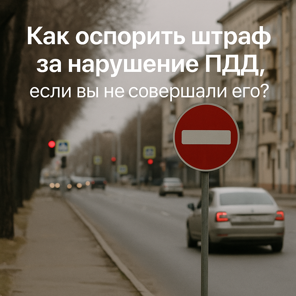 Как оспорить штраф за нарушение ПДД, если вы невиновны