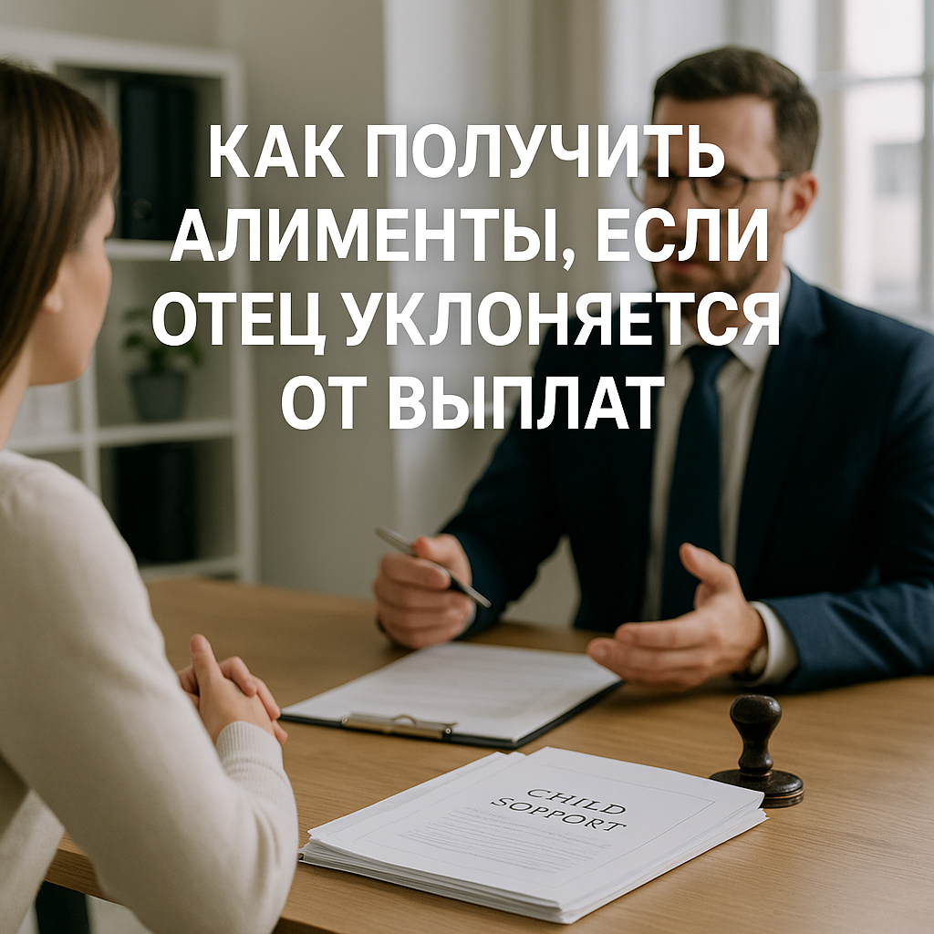 Как получить алименты, если отец уклоняется от выплат