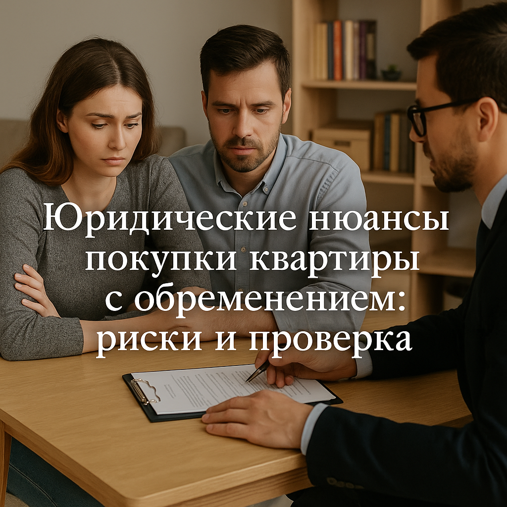 Юридические нюансы покупки квартиры с обременением: риски и проверка