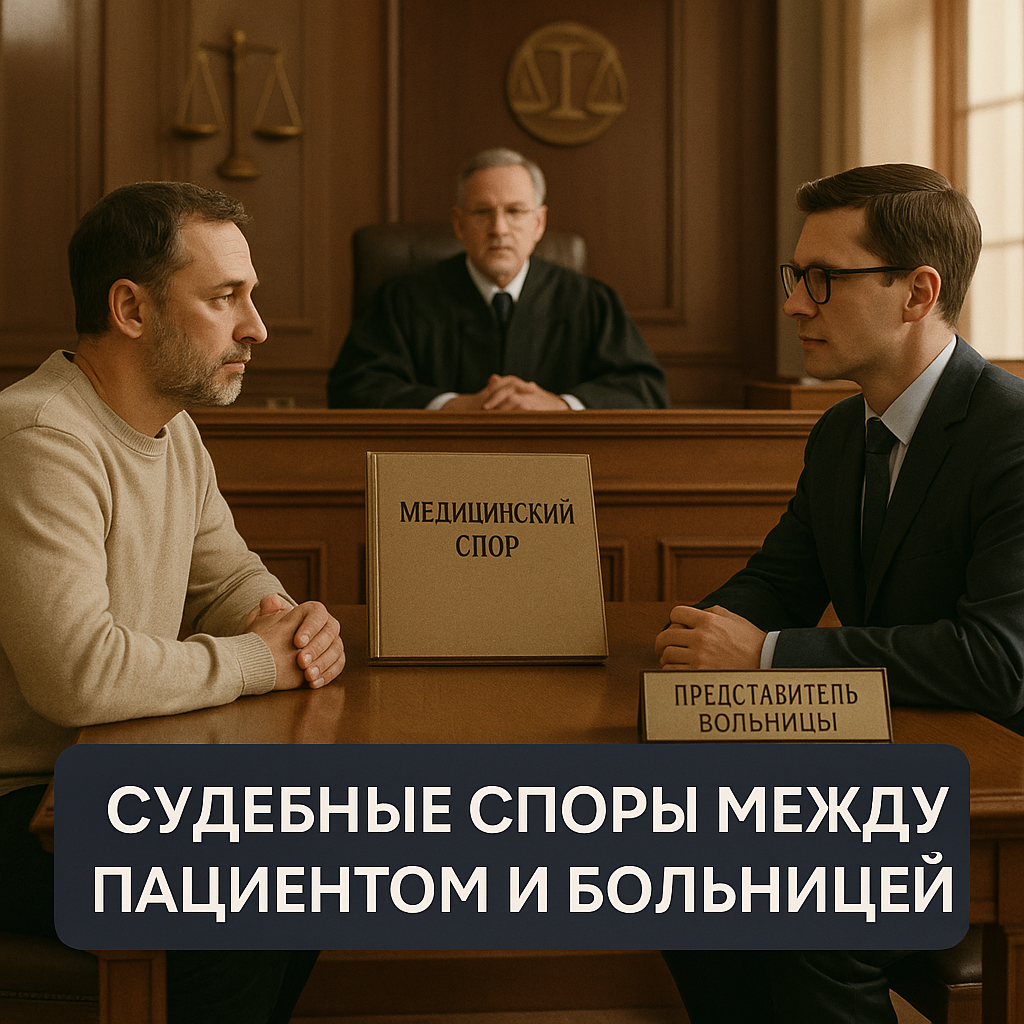 Судебные споры между пациентом и больницей