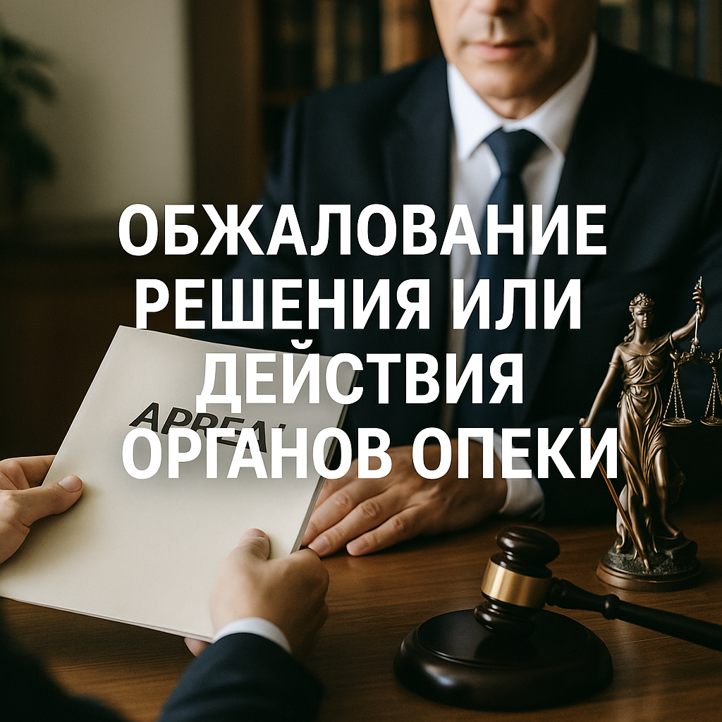Обжалование решений опеки