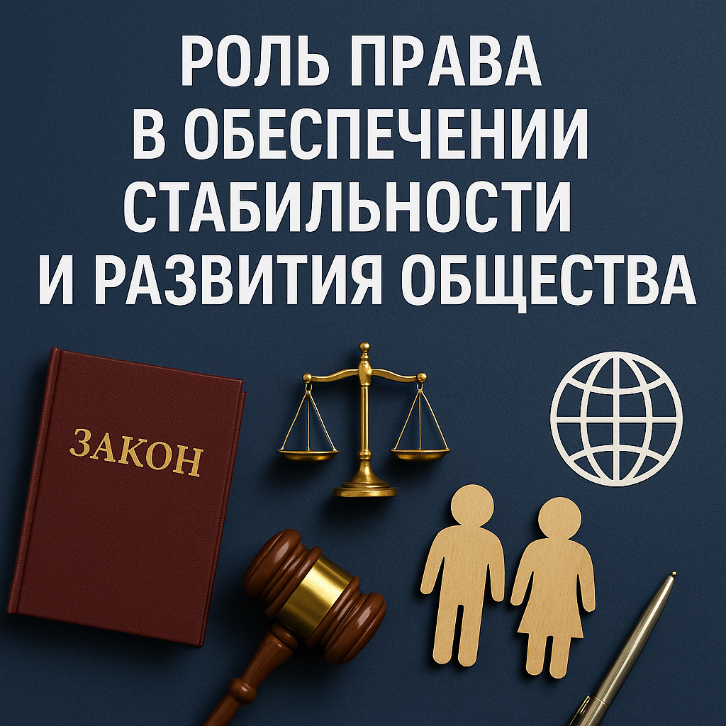Роль права в обеспечении стабильности и развития общества