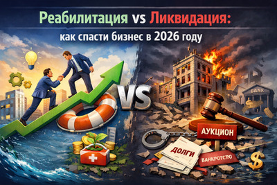Реабилитация vs Ликвидация: как спасти бизнес в 2026 году