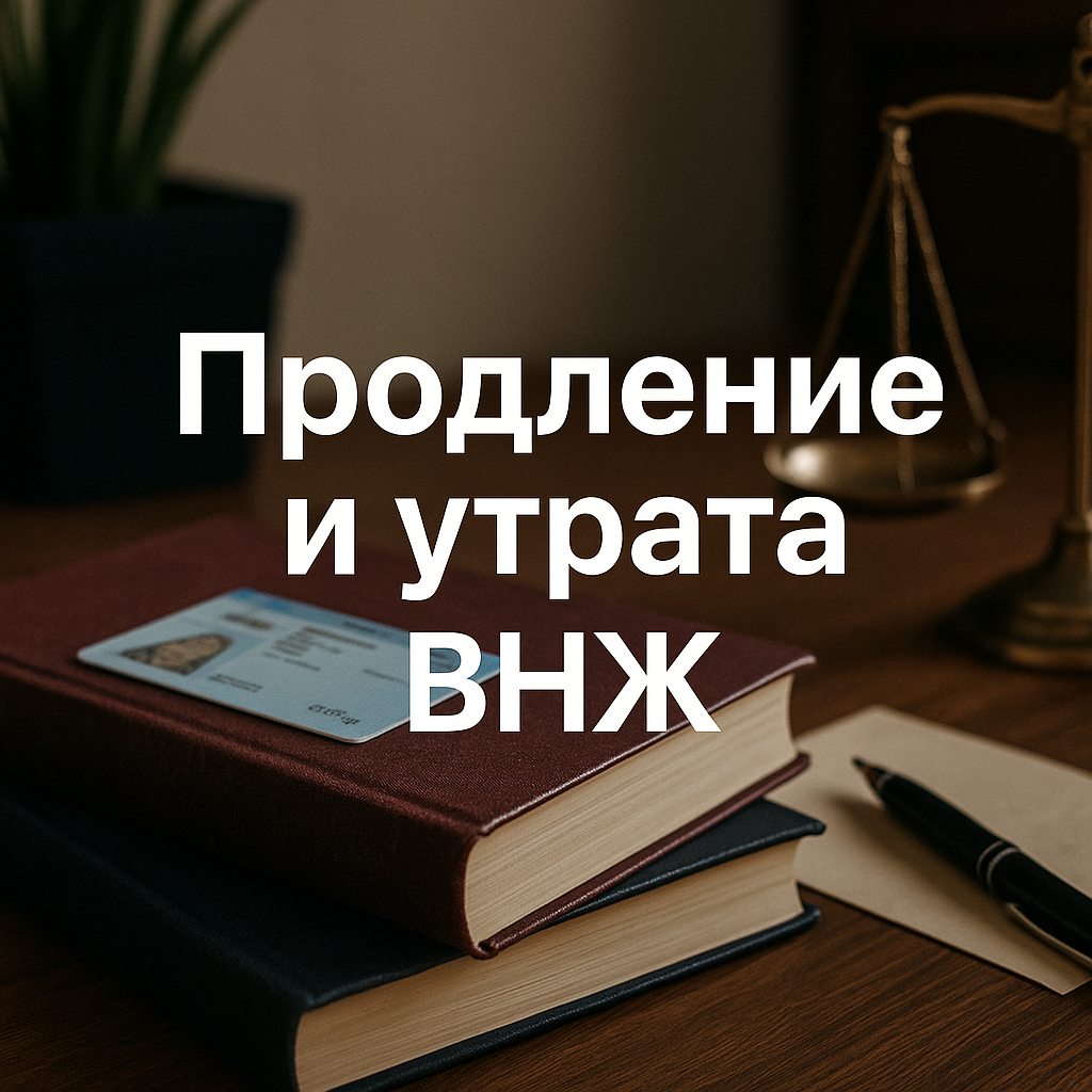 Продление и утрата ВНЖ