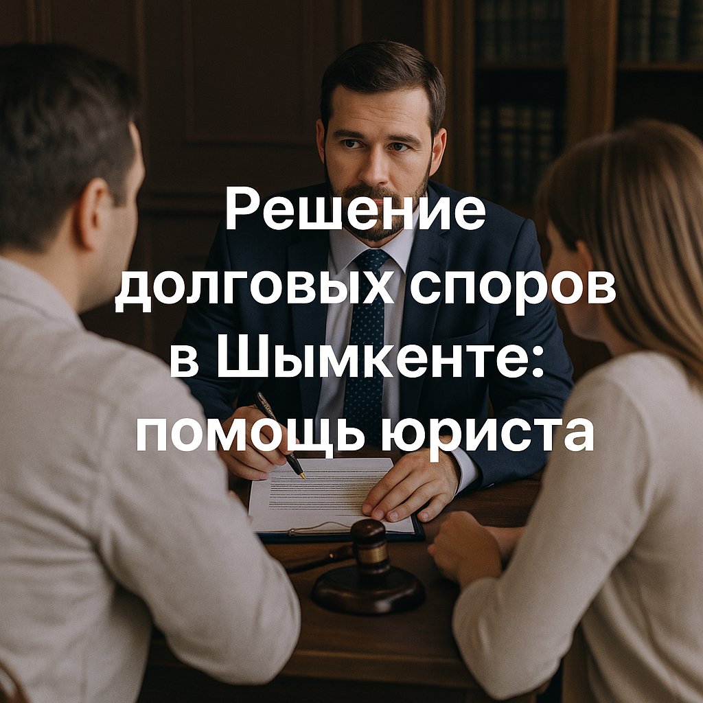 Решение долговых споров в Шымкенте: помощь юриста