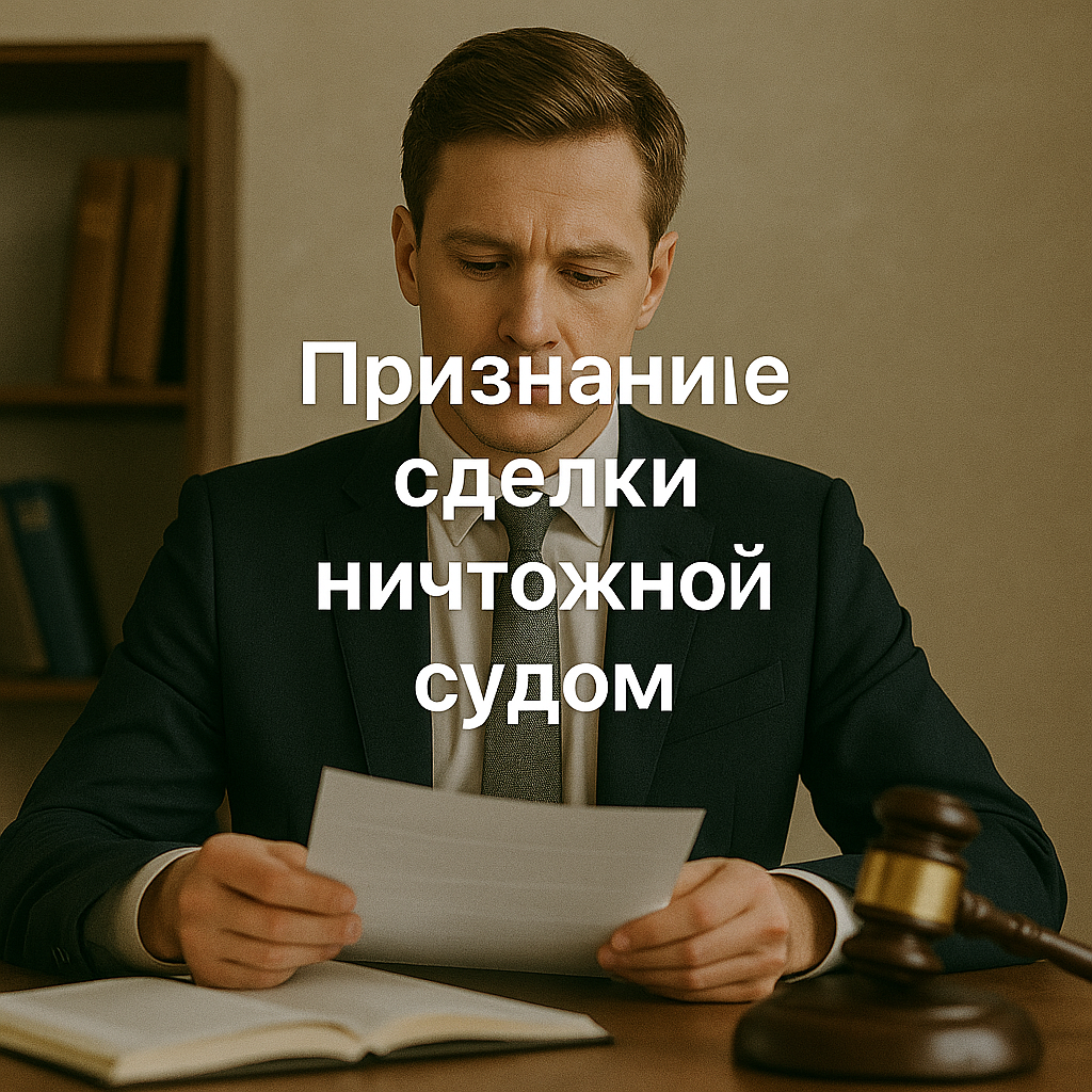 Признание сделки ничтожной судом