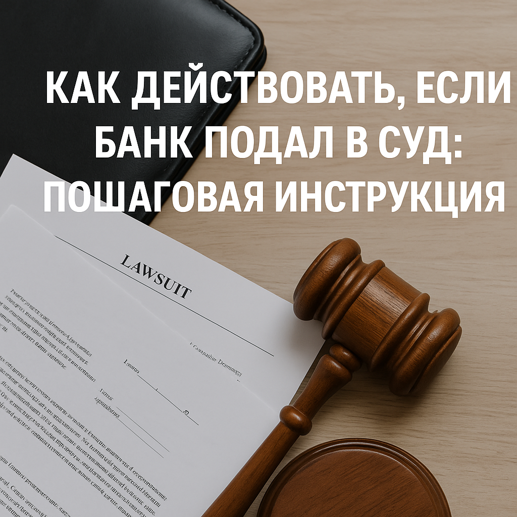 Как действовать, если банк подал в суд: пошаговая инструкция