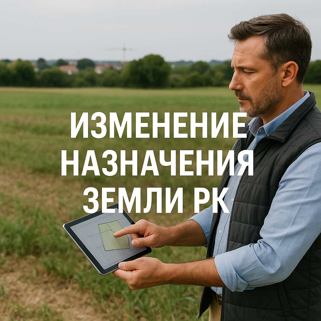 Изменение назначения земельного участка в РК