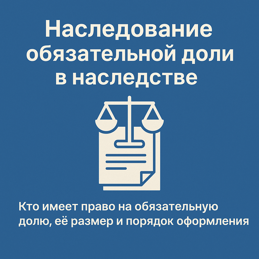 Наследование обязательной доли в наследстве