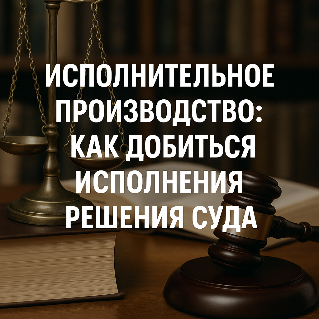 Исполнительное производство: как добиться исполнения решения суда