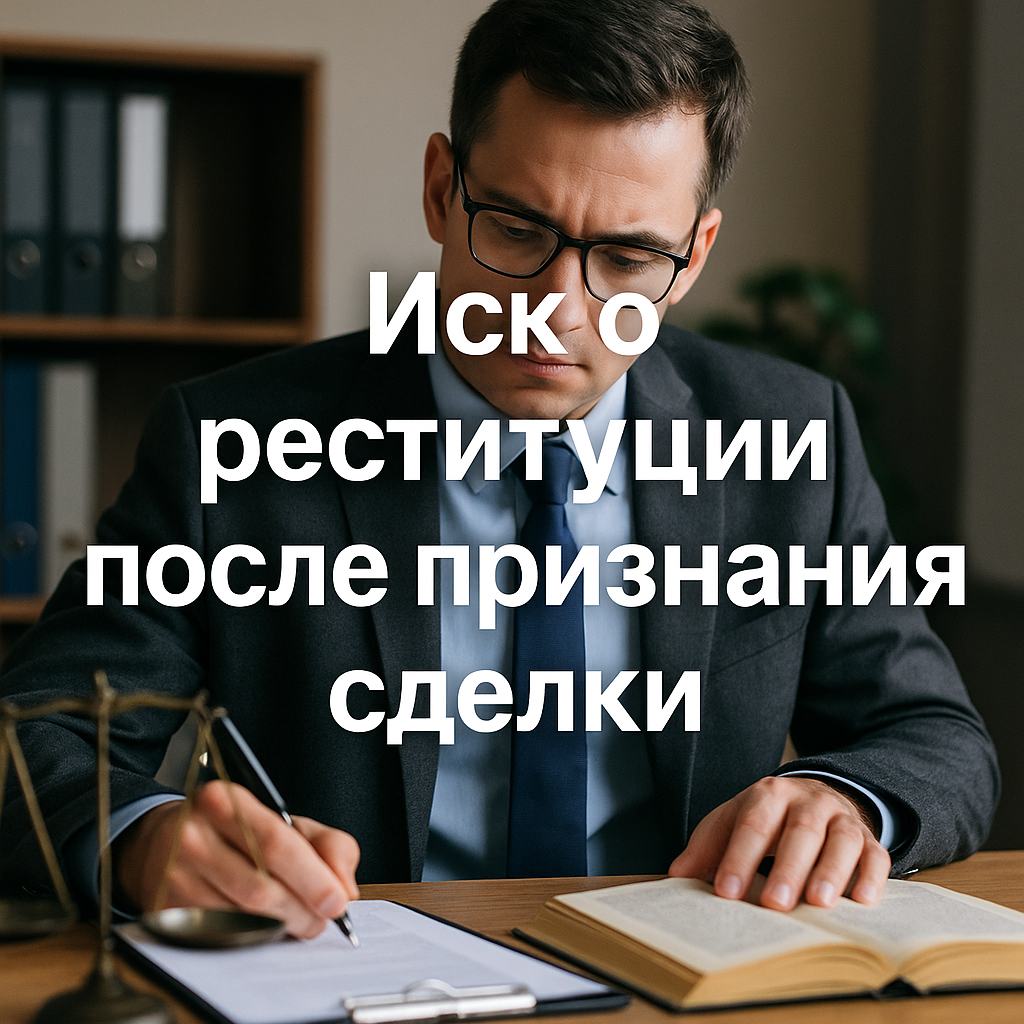 Иск о реституции после признания сделки