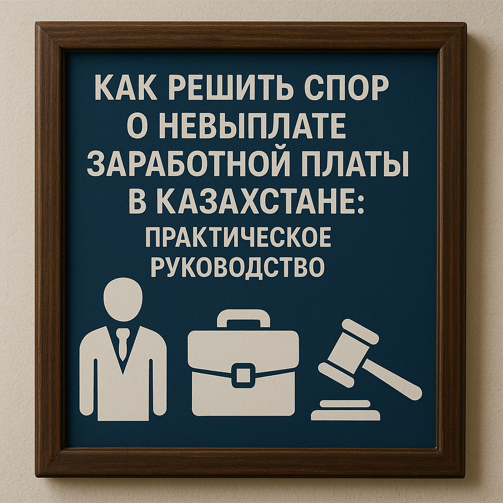 Как решить спор о невыплате заработной платы в Казахстане: практическое руководство