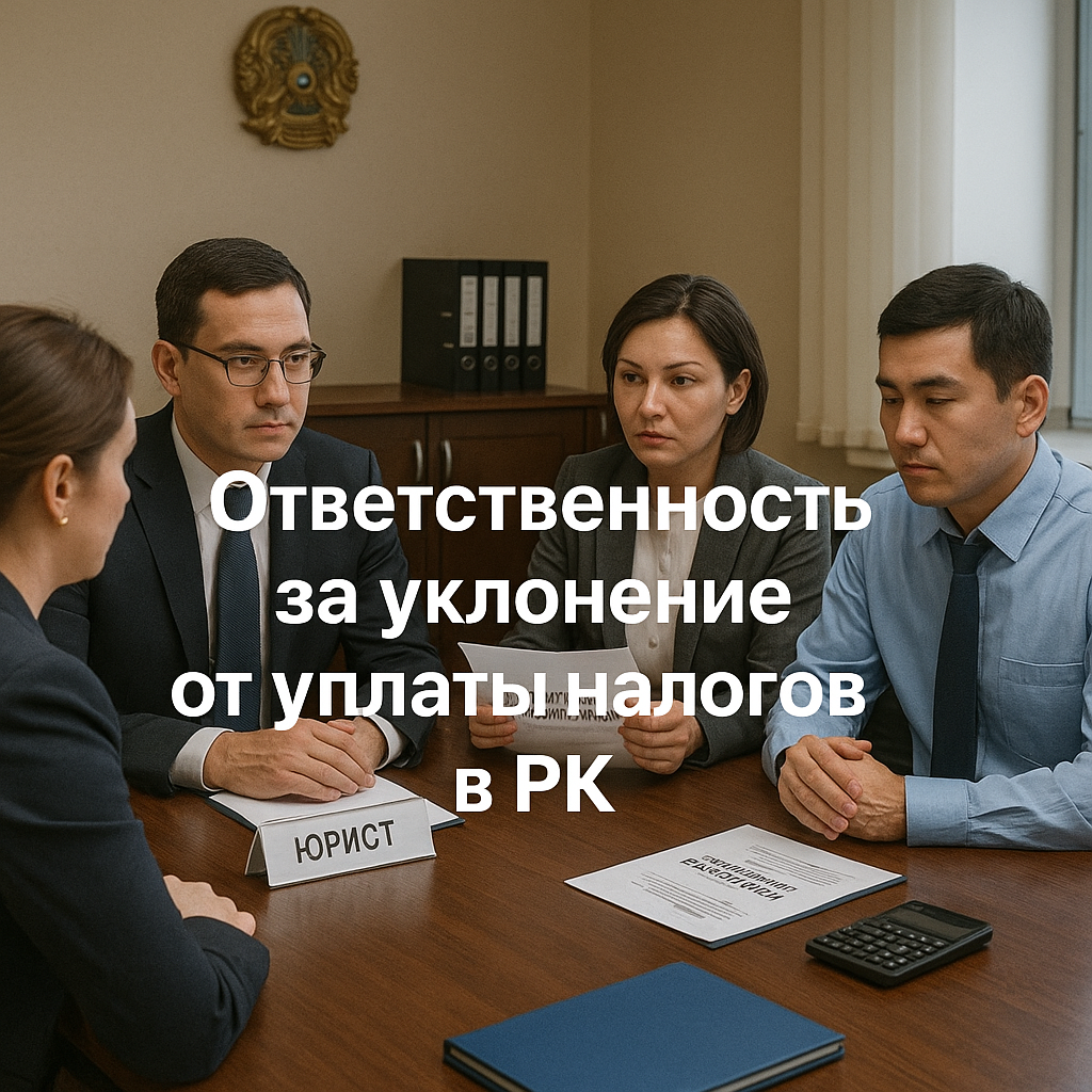 Ответственность за уклонение от уплаты налогов в РК