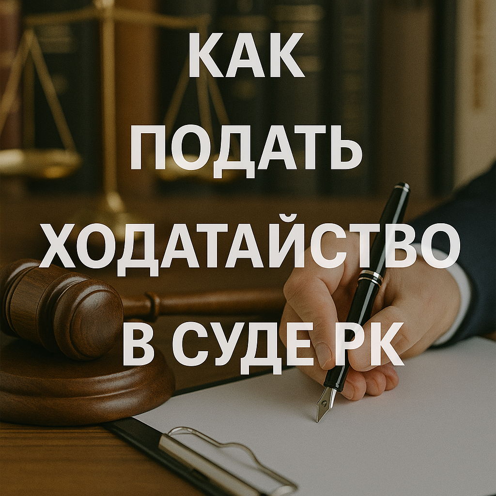 Как подать ходатайство в суде РК