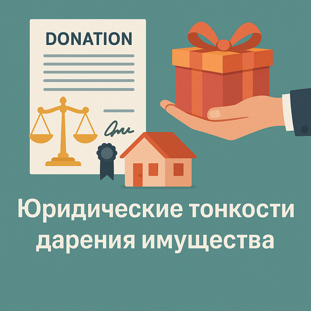 Юридические тонкости дарения имущества