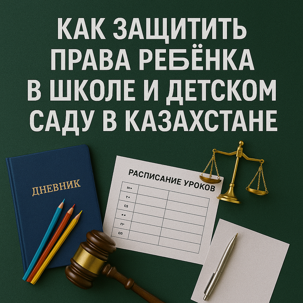 Как защитить права ребёнка в школе и детском саду в Казахстане