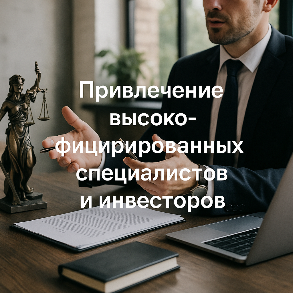 Привлечение иностранных специалистов и инвесторов