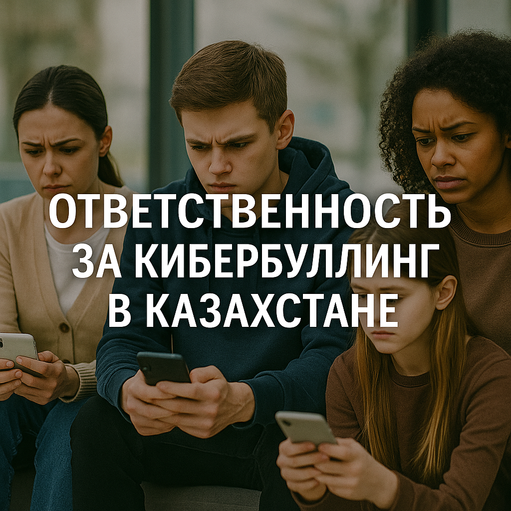 Ответственность за кибербуллинг в Казахстане