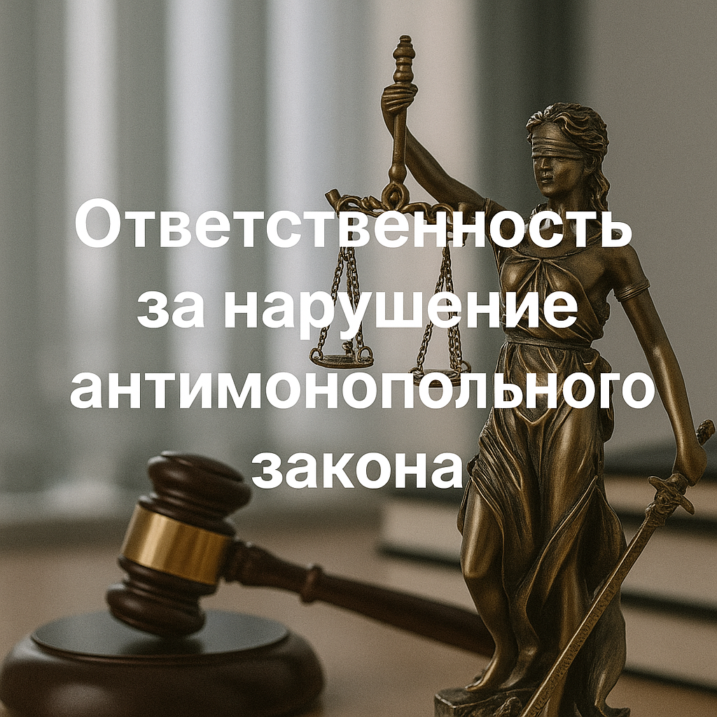 Ответственность за нарушение антимонопольного закона