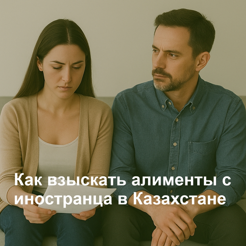 Как взыскать алименты с иностранца в Казахстане