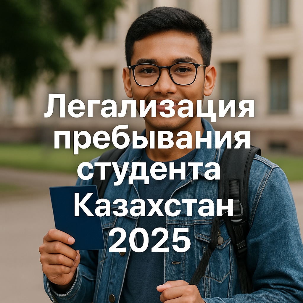 Легализация пребывания иностранного студента в Казахстане 2025