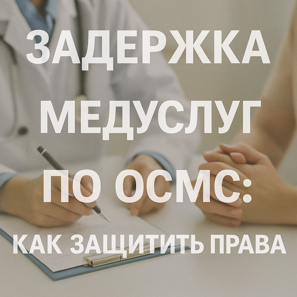 Задержка медуслуг по ОСМС: как защитить права