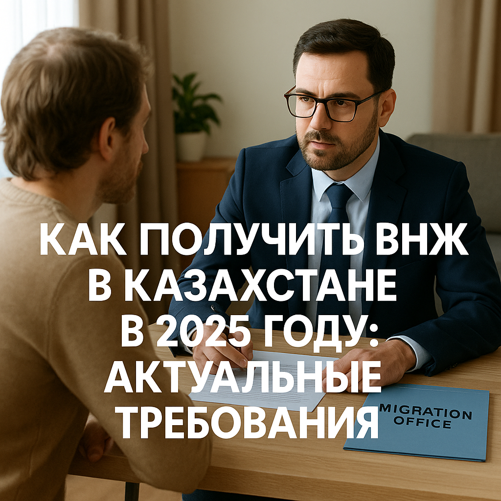 Как получить ВНЖ в Казахстане в 2025 году: актуальные требования