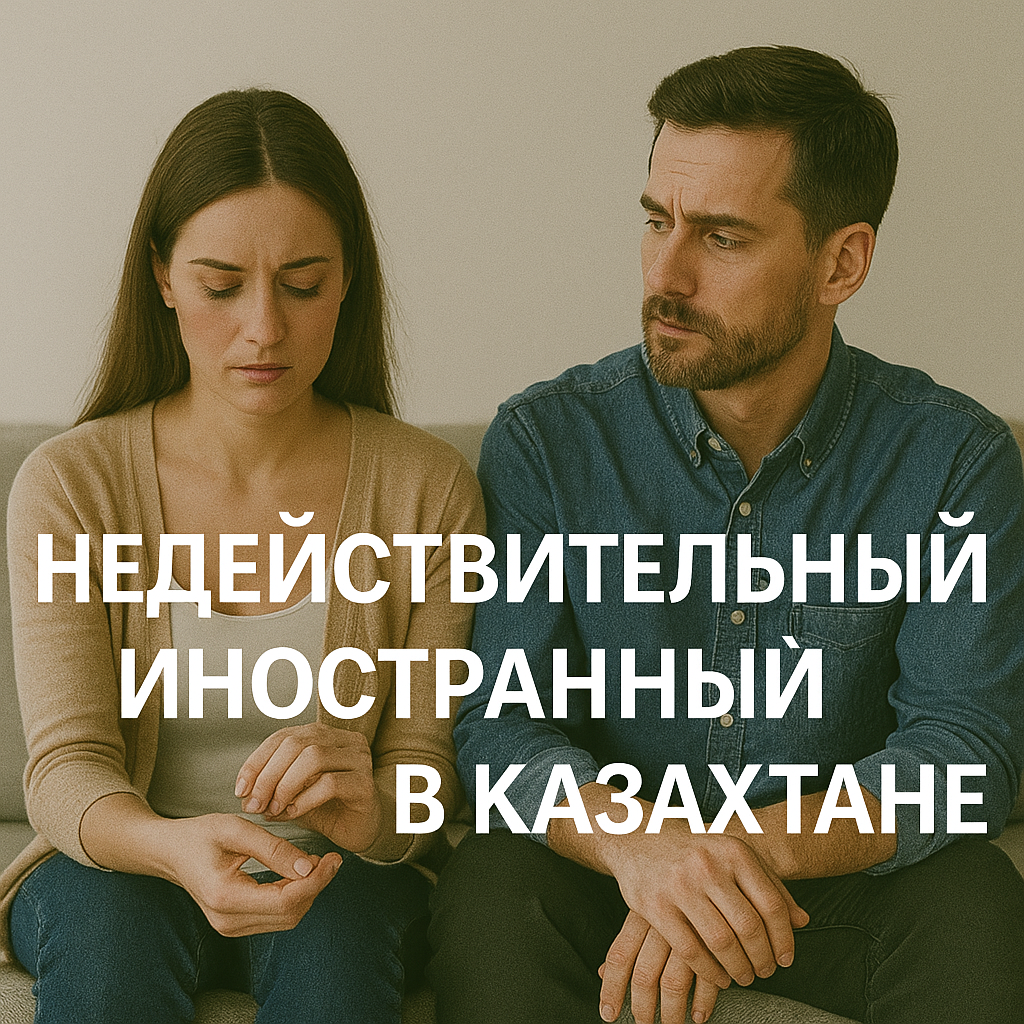 Недействительный иностранный брак в Казахстане