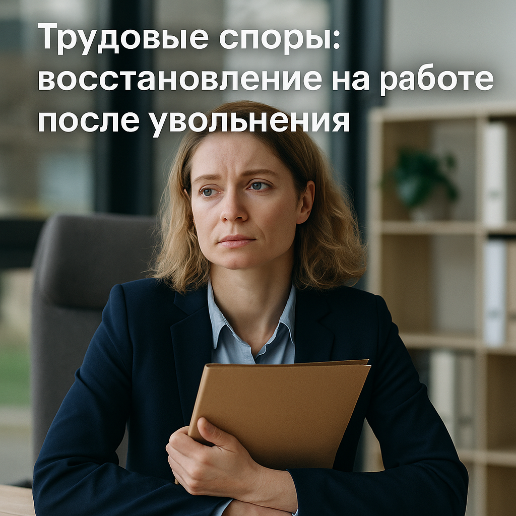 Трудовые споры: восстановление на работе после увольнения