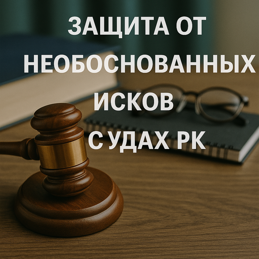 Защита от необоснованных исков в судах РК