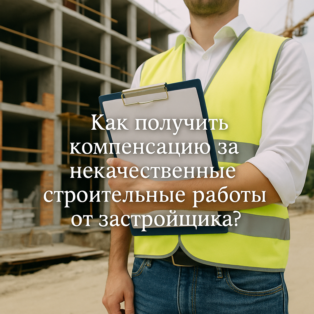 Как получить компенсацию за некачественные строительные работы от застройщика?