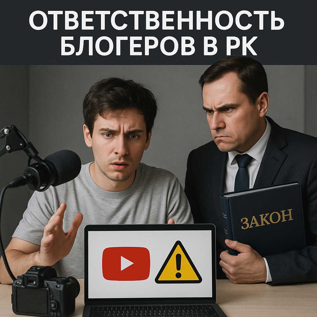 Ответственность блогеров и инфлюенсеров в Казахстане