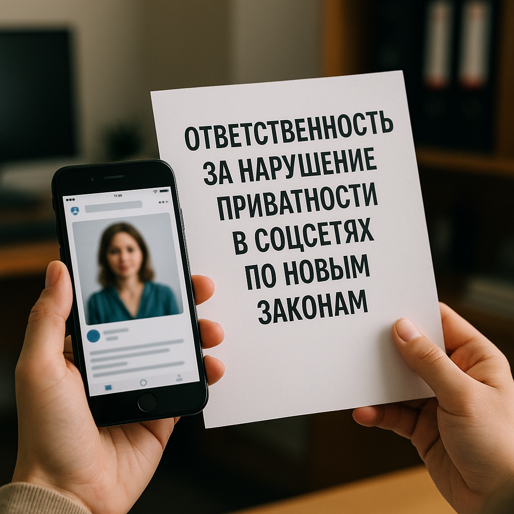 Ответственность за нарушение приватности в соцсетях