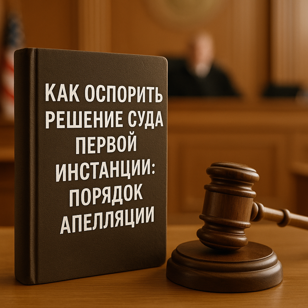 Как оспорить решение суда первой инстанции: апелляция