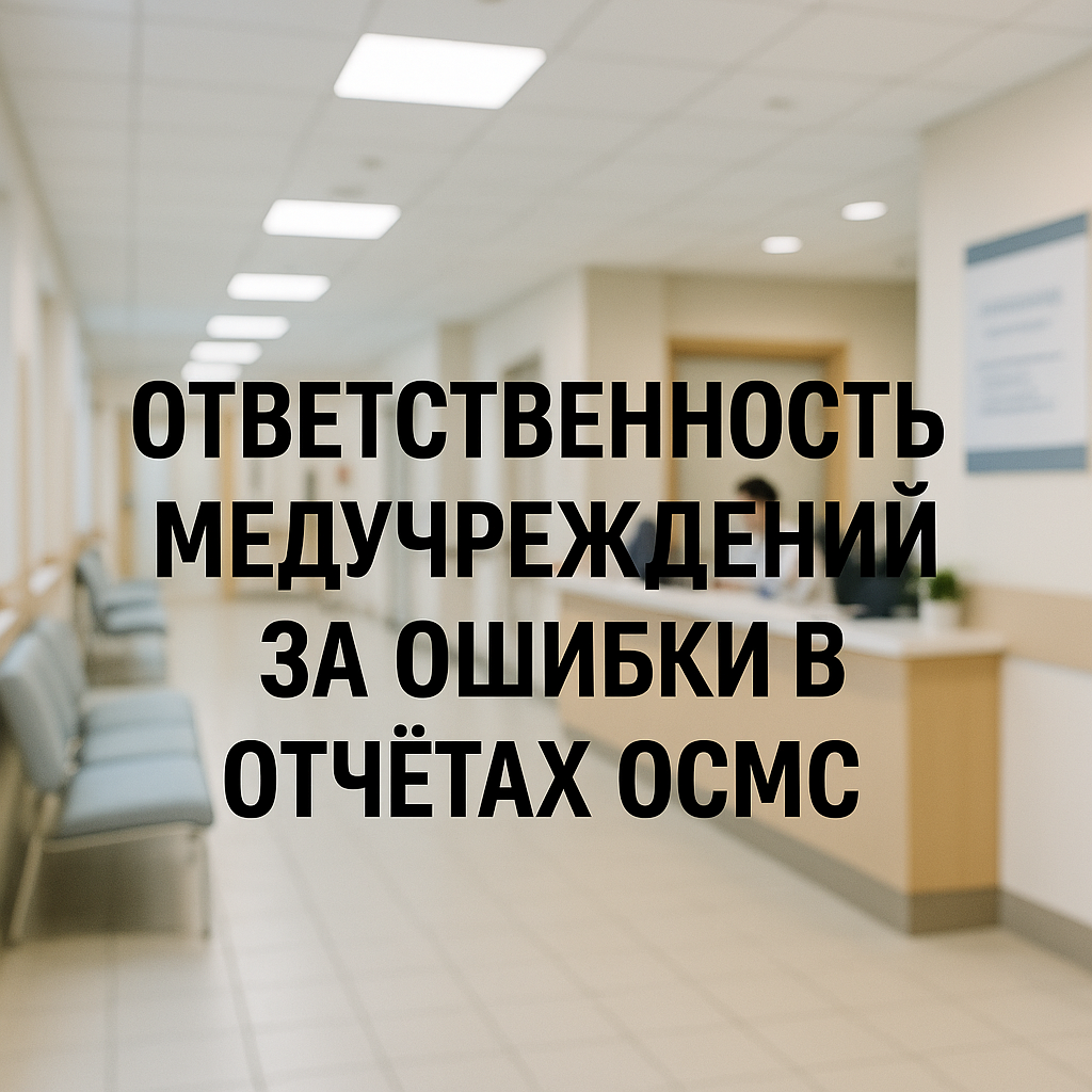 Ответственность медучреждений за ошибки в отчётах ОСМС