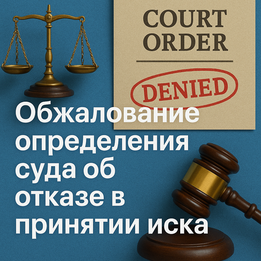 Обжалование определения суда об отказе в принятии иска