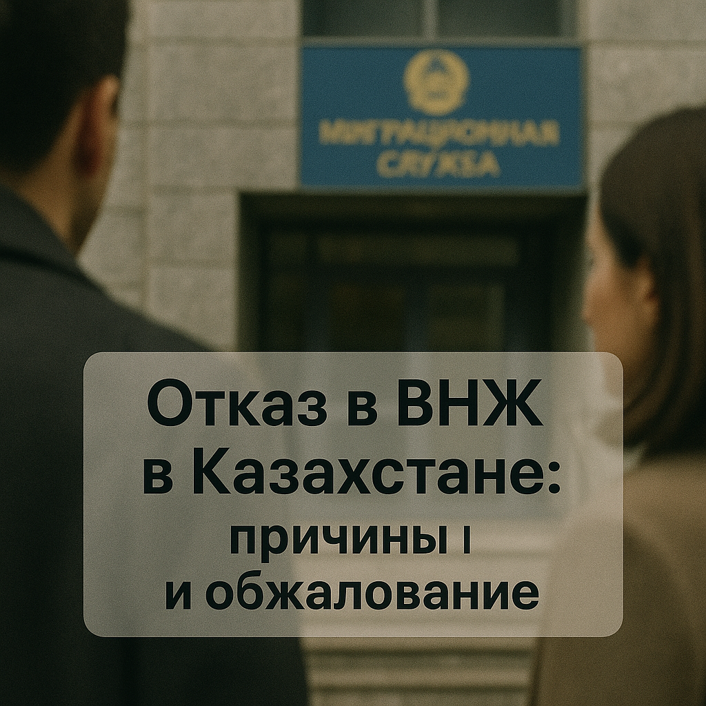 Отказ в ВНЖ в Казахстане: причины и обжалование