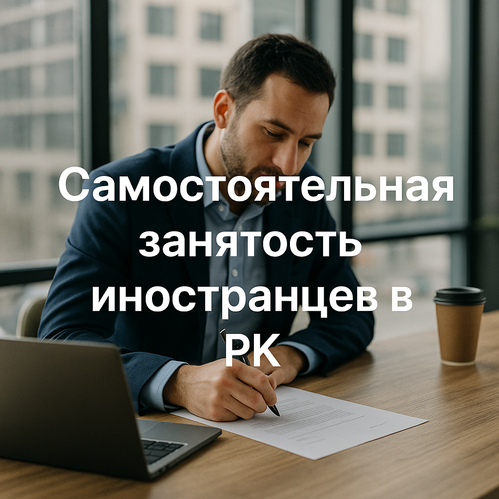 Самозанятость иностранцев в Казахстане